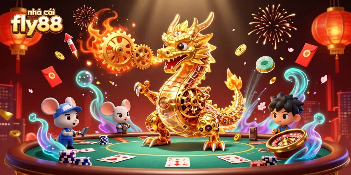 Engage with the professional gambling experience at nhà cái fly88 featuring vivid poker tables and immersive casino elements.