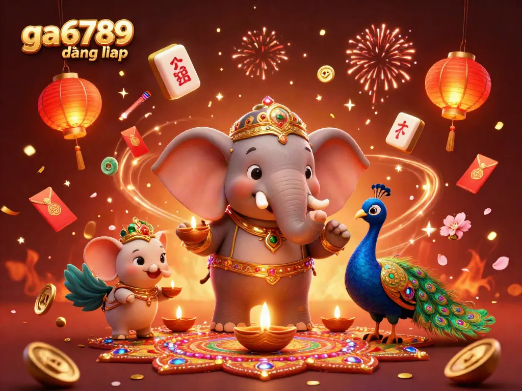 Experience the excitement of ga6789 đăng nhập with vibrant colors and dynamic casino-themed elements.