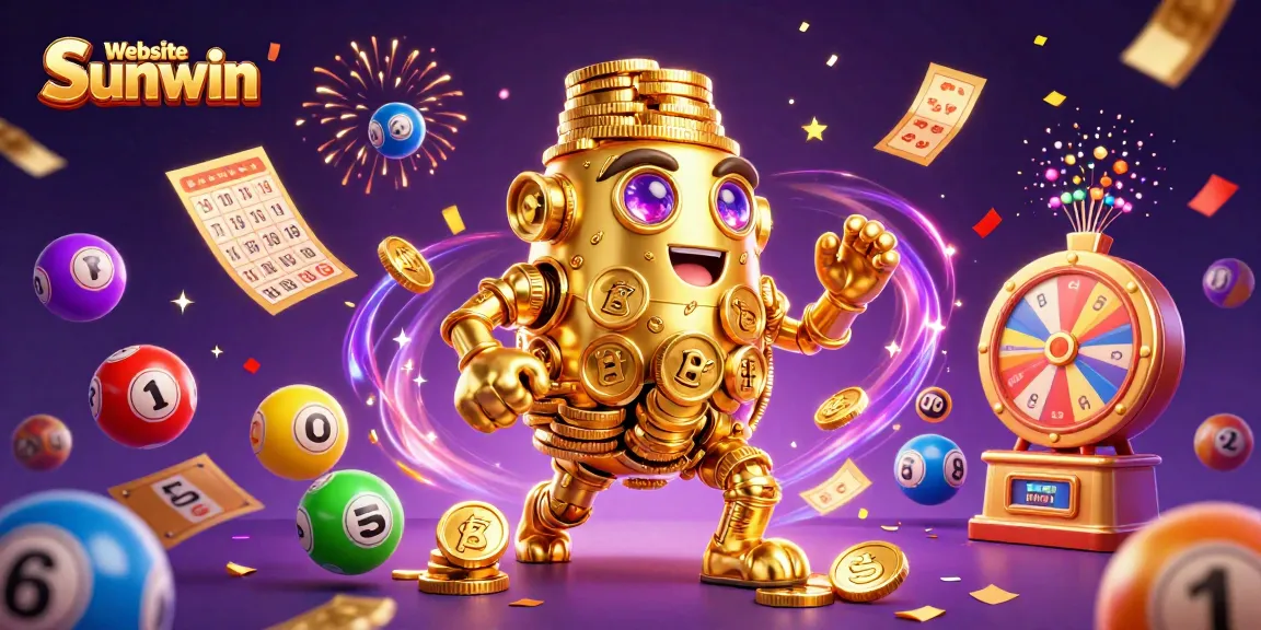 Engage with the fun of gambling at Website Sunwin through vibrant lottery balls and golden golems