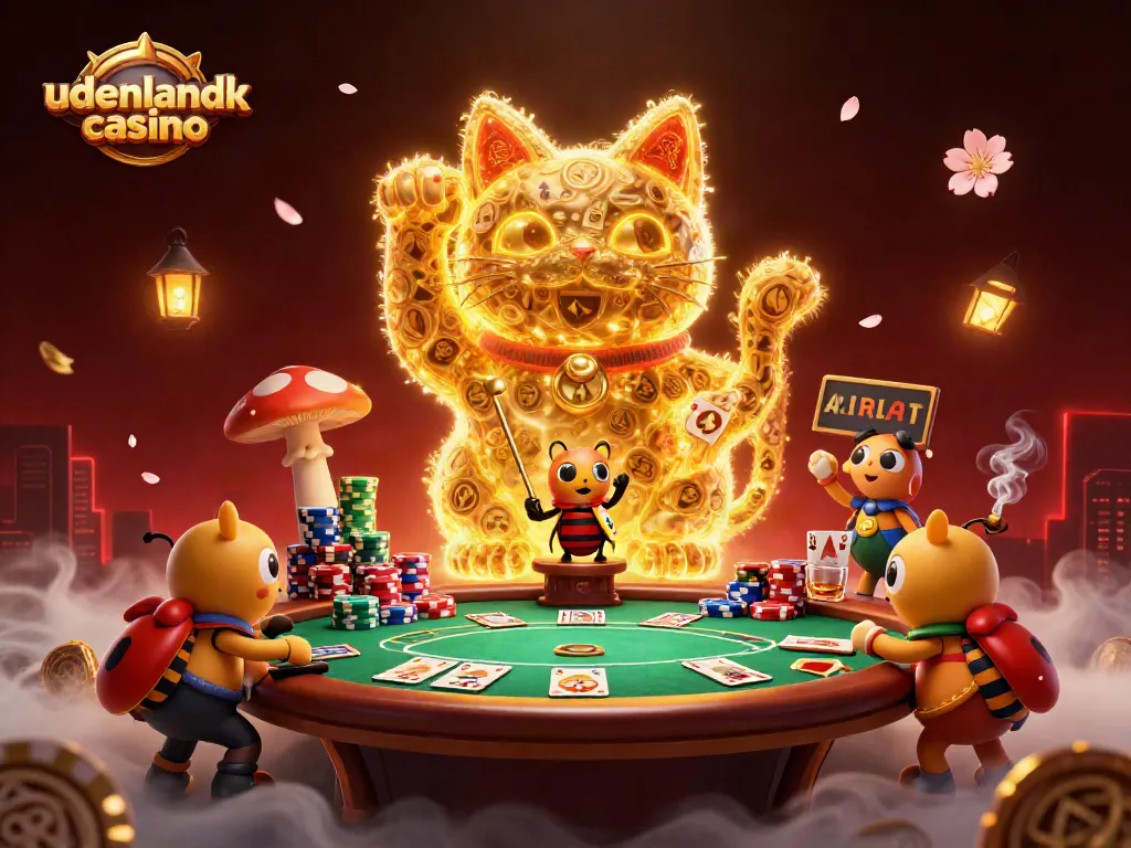 Engage with udenlandsk casino magic, where lucky cat symbols and poker elements bring excitement alive!
