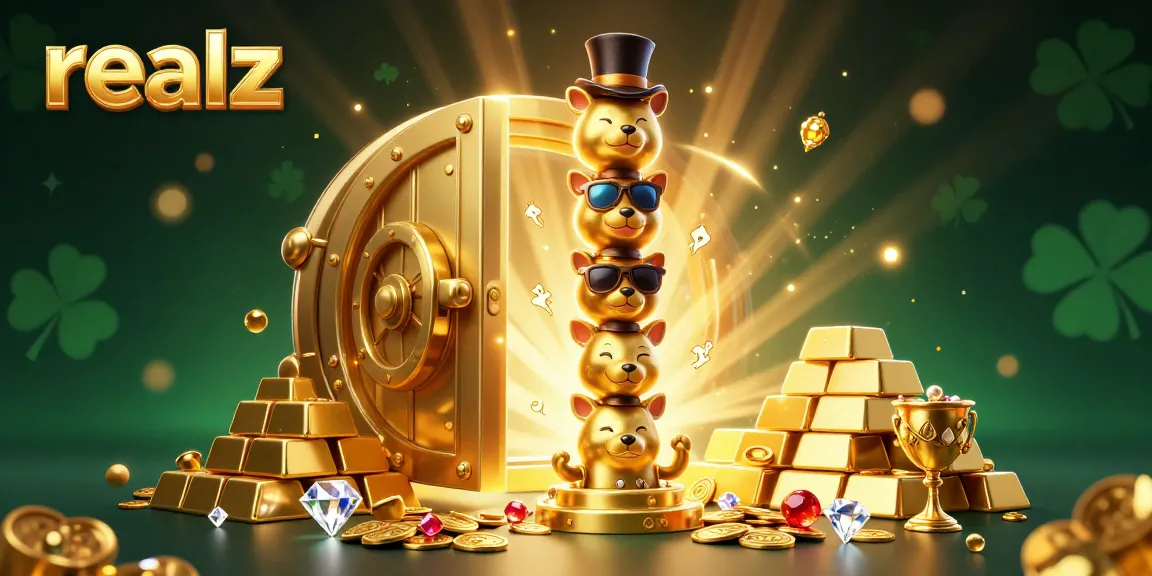 Engage with the exciting world of realz casino gaming featuring vibrant treasure visuals and a captivating totem design.