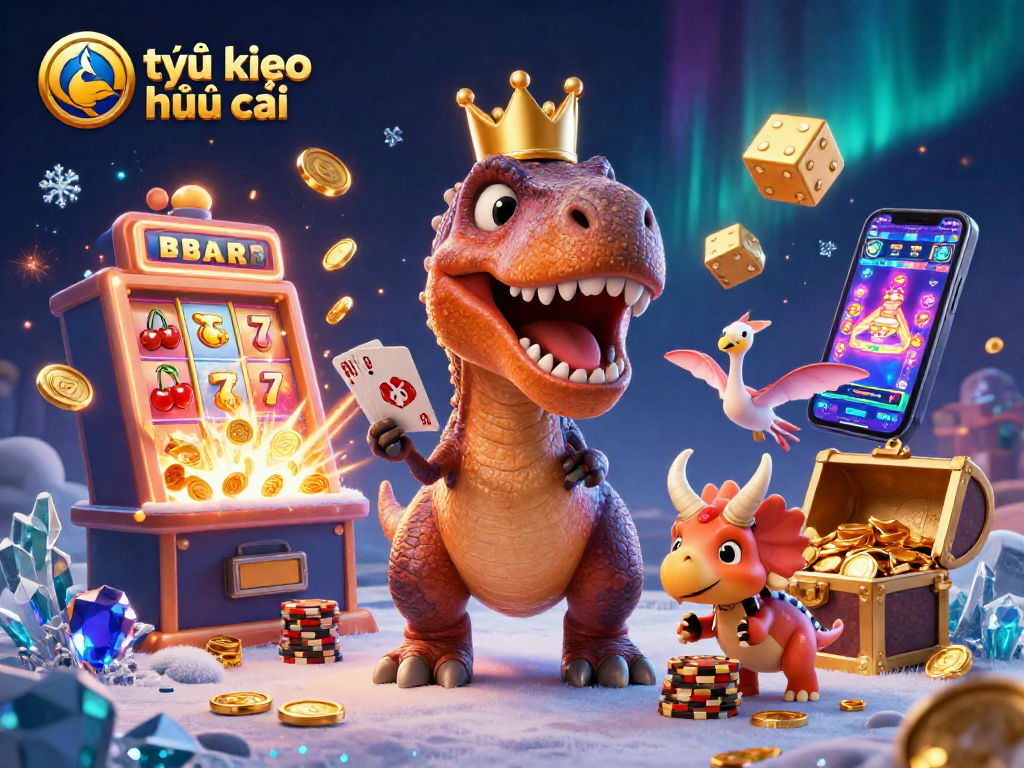 Experience thrilling gameplay with tỷ lệ kèo nhà cái in this vibrant casino illustration.