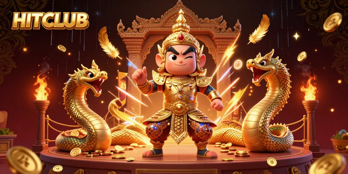 Engage in thrilling gameplay at HITCLUB with our vibrant casino illustration featuring dynamic characters and game elements.