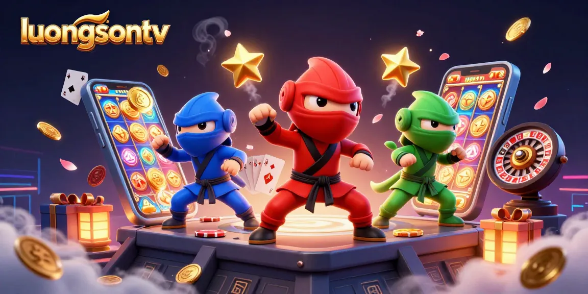 Experience the excitement of gambling with luongsontv as ninja chameleons showcase thrilling gaming action.