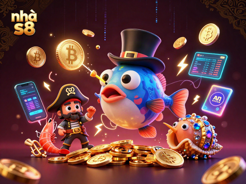 Engage in thrilling gameplay with nhà cái s8 featuring animated characters and vibrant casino elements.
