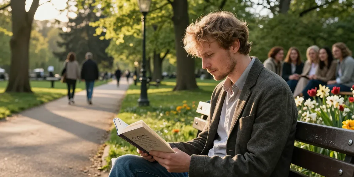 Heino Ferch reflecting on his cancer journey in a peaceful park, symbolizing hope during his recovery from krebserkrankung.