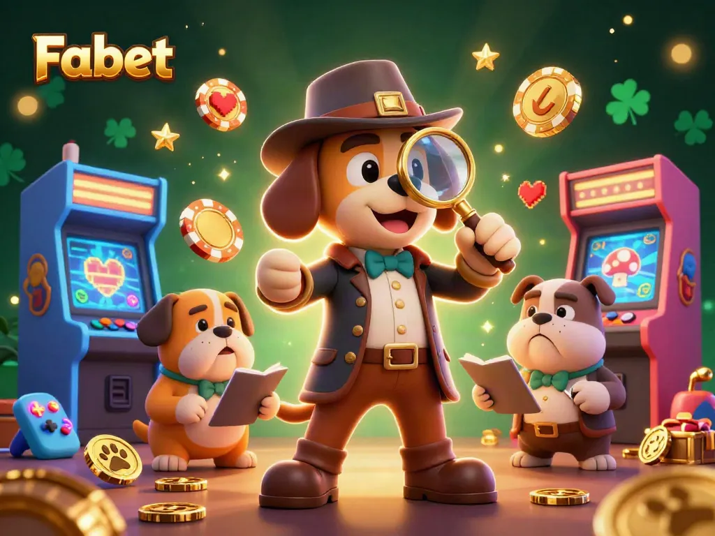 Play games at Fabet while the detective investigates clues in an engaging casino adventure.